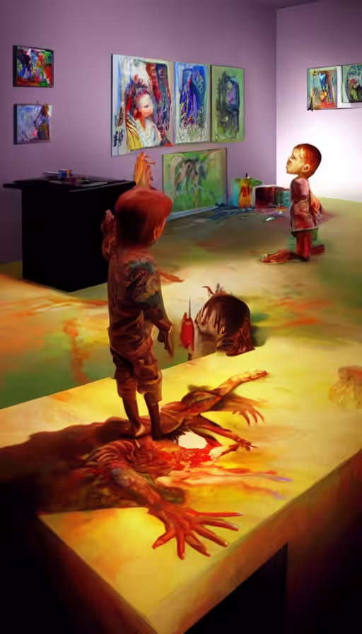 Systaime IART: Trippy Painting Gallery