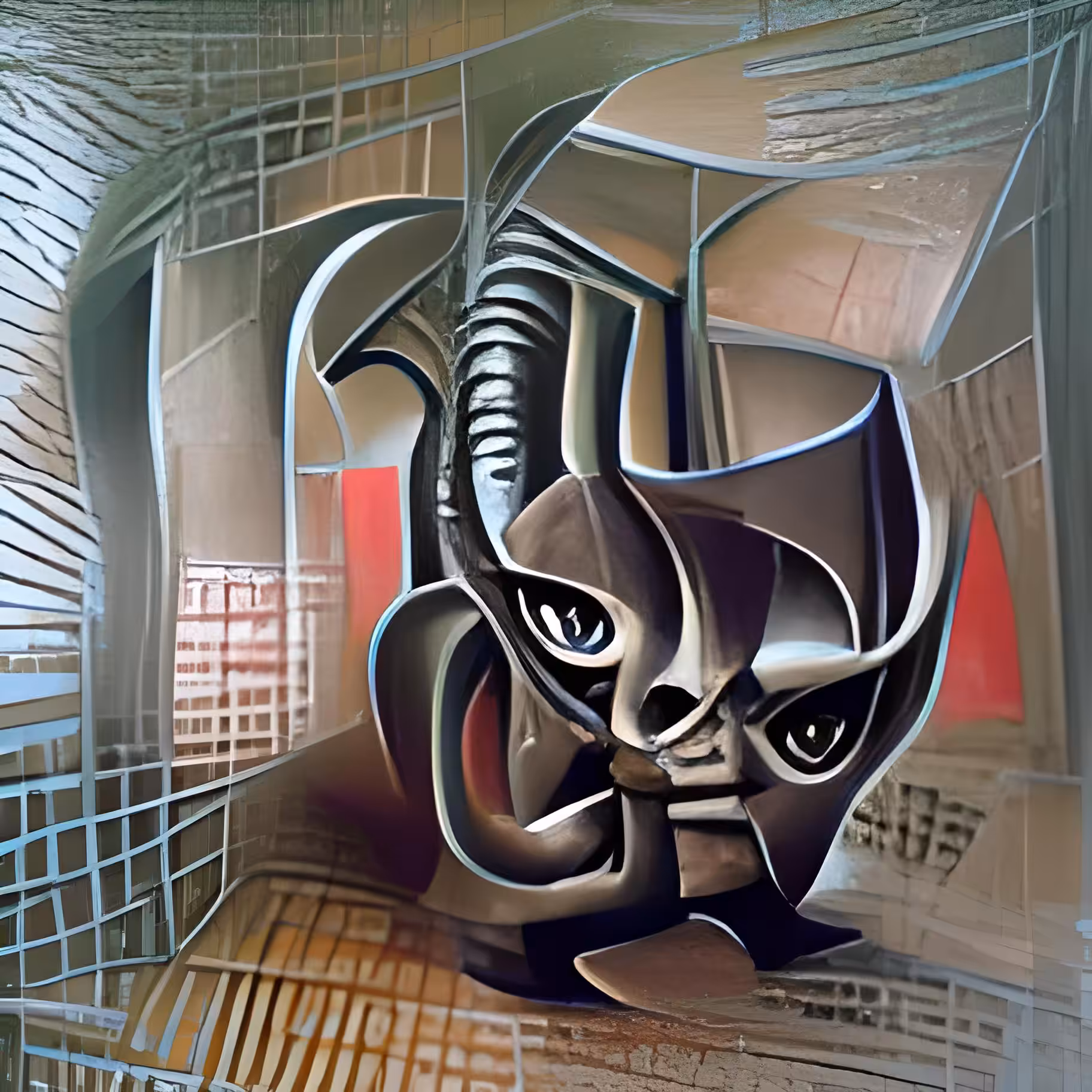 Cubist imps #10