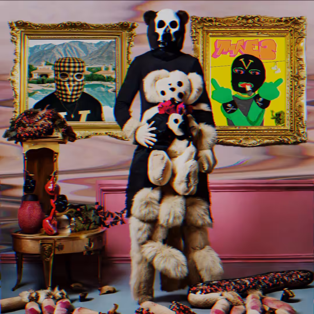 Having fun with Skull Bear della V
