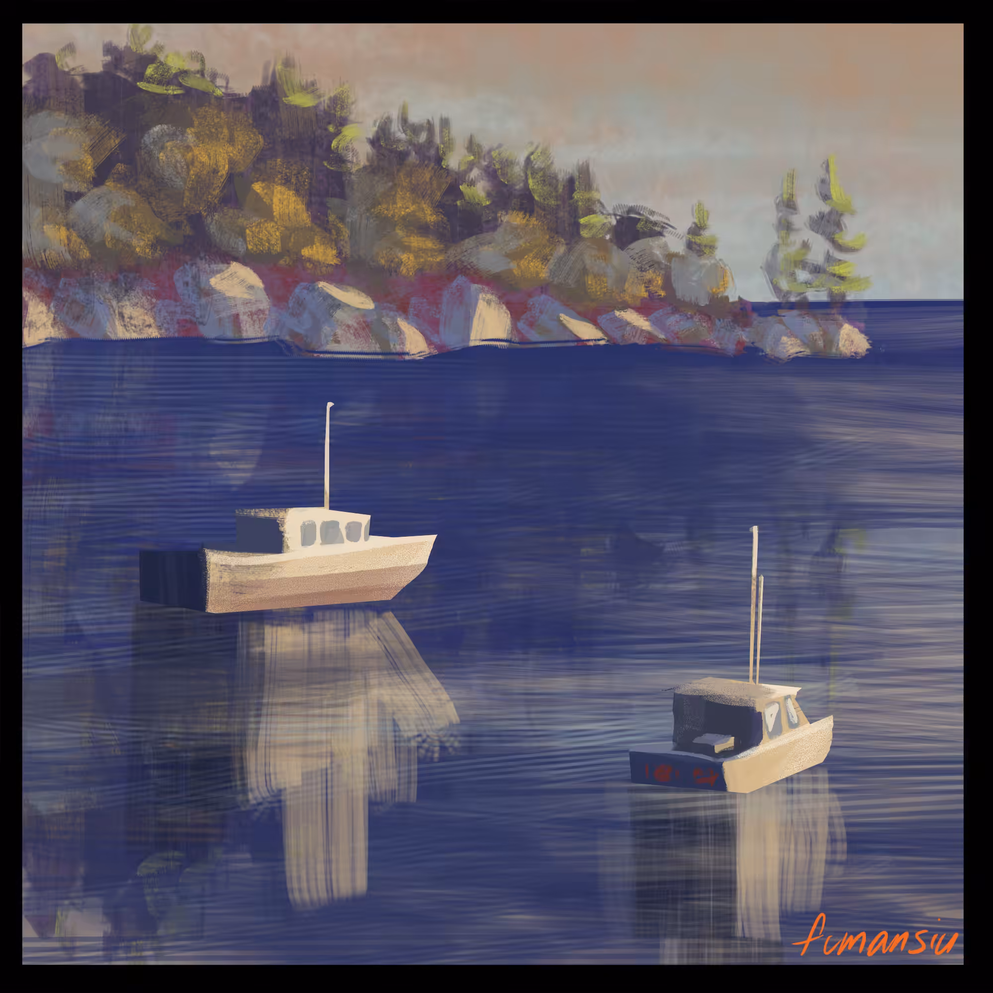 Sunset in the Harbor