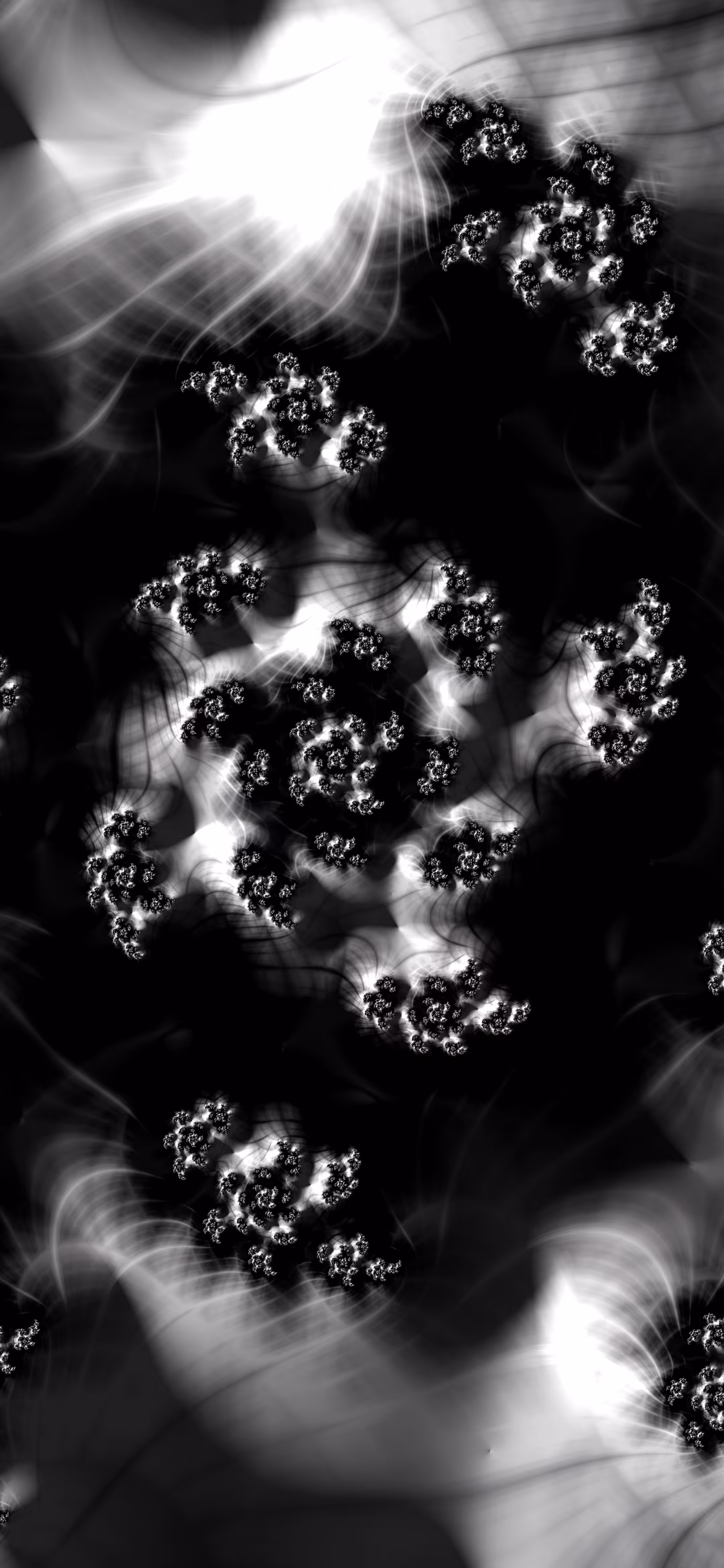 Monochrome fractal serie