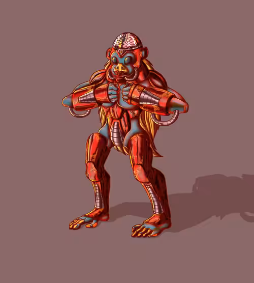 Alieniverse #018 (Robo Kong)