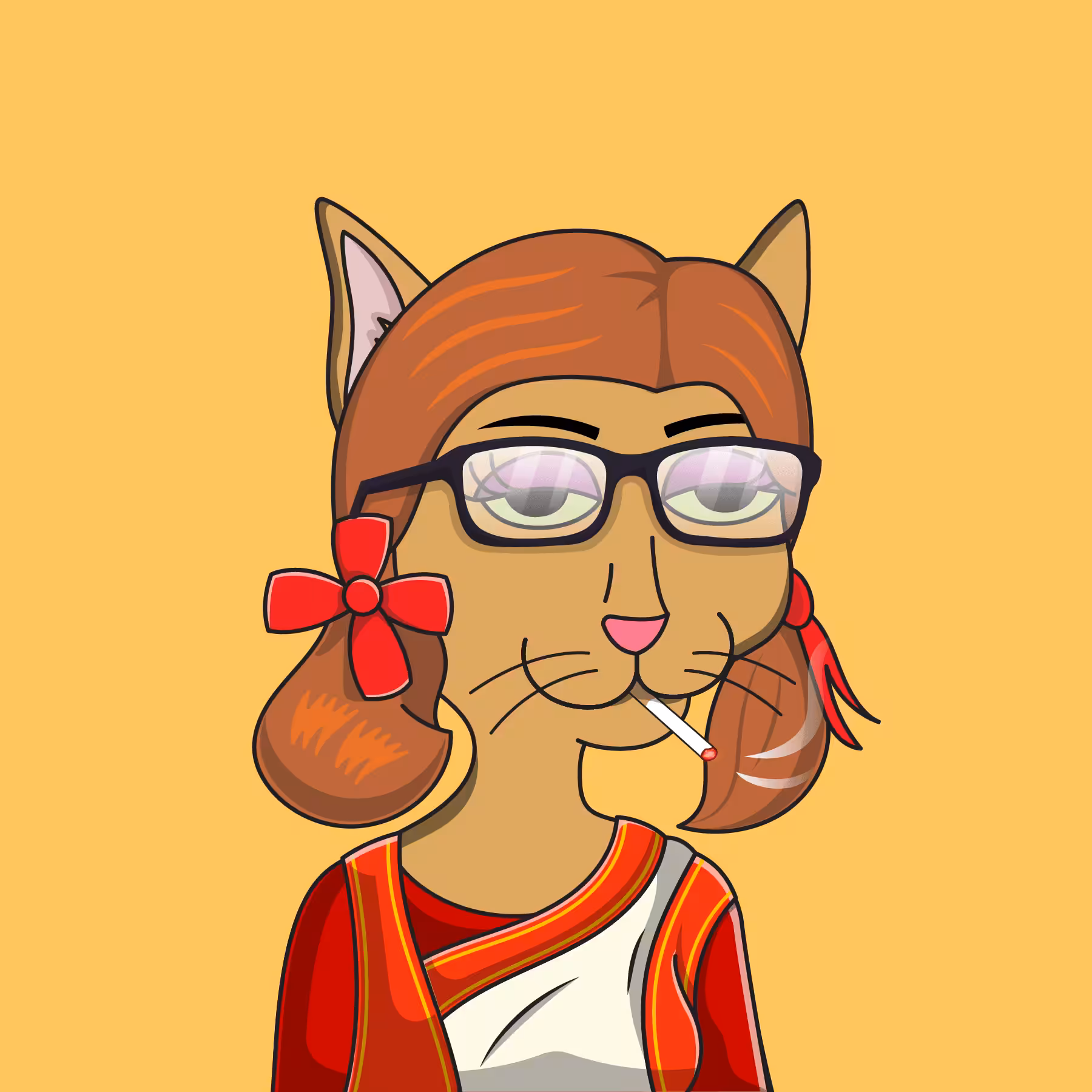 Girl Cat #473