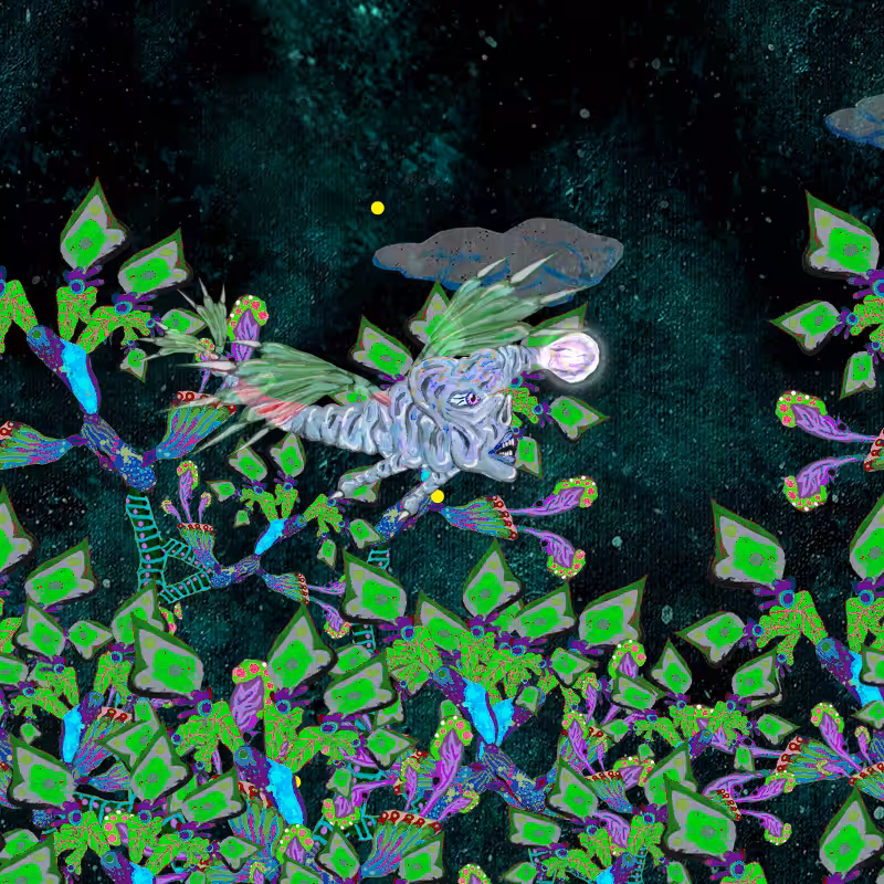 Fireflies and Flower Gardens #109