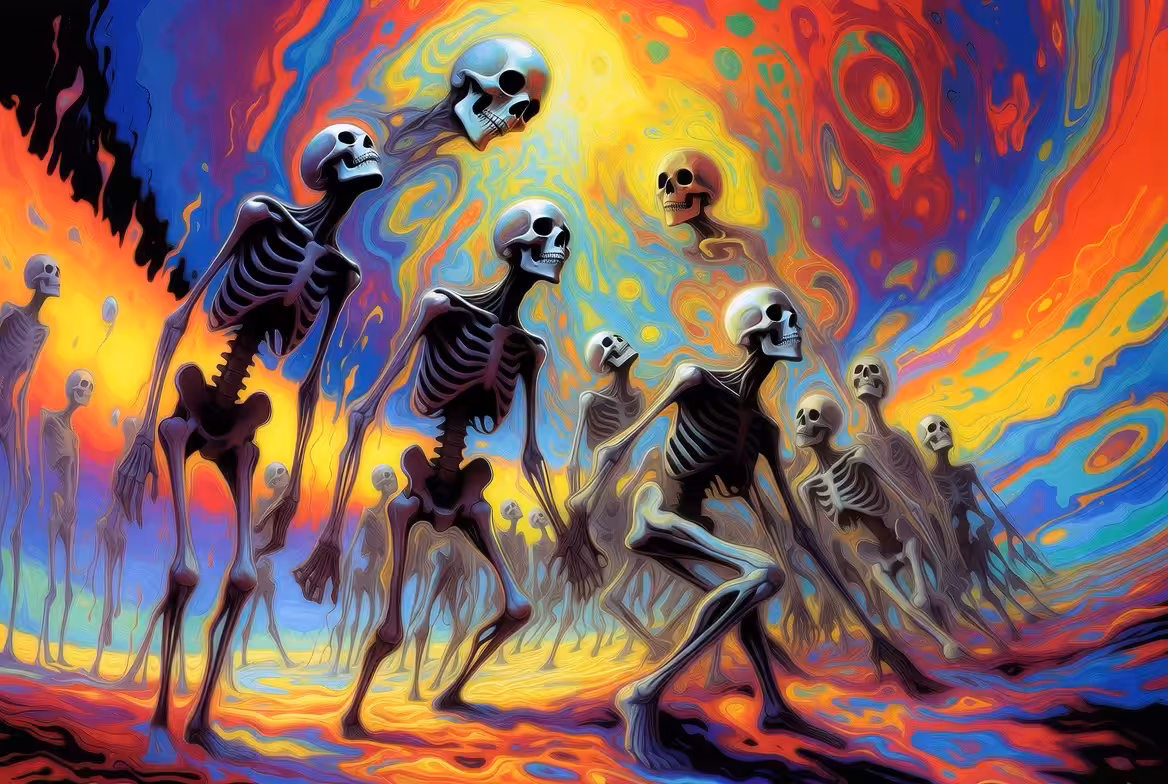 The colorful world of the dead