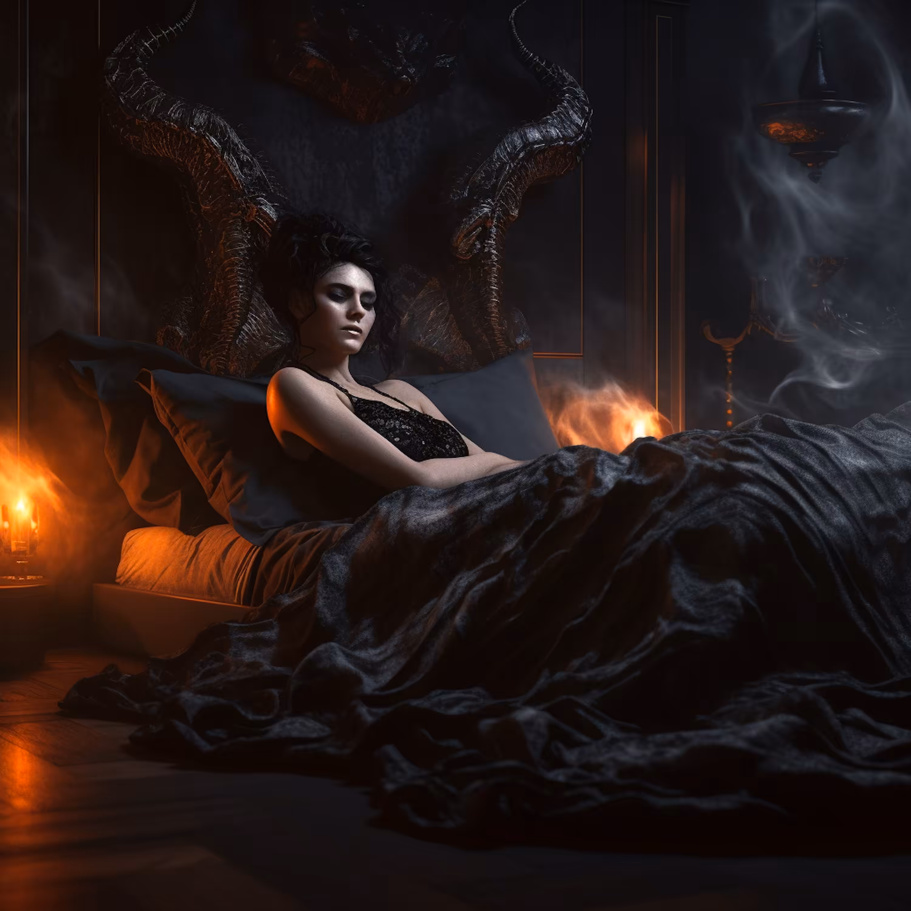In the Comfort of her Shadows