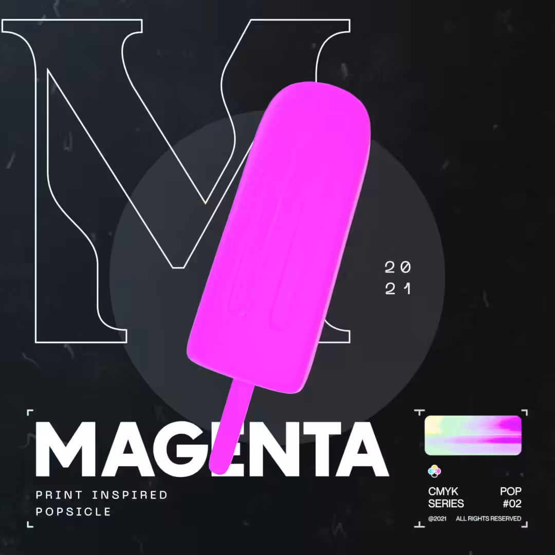 🦄 MAGENTA - CMYK SERIES POP #02