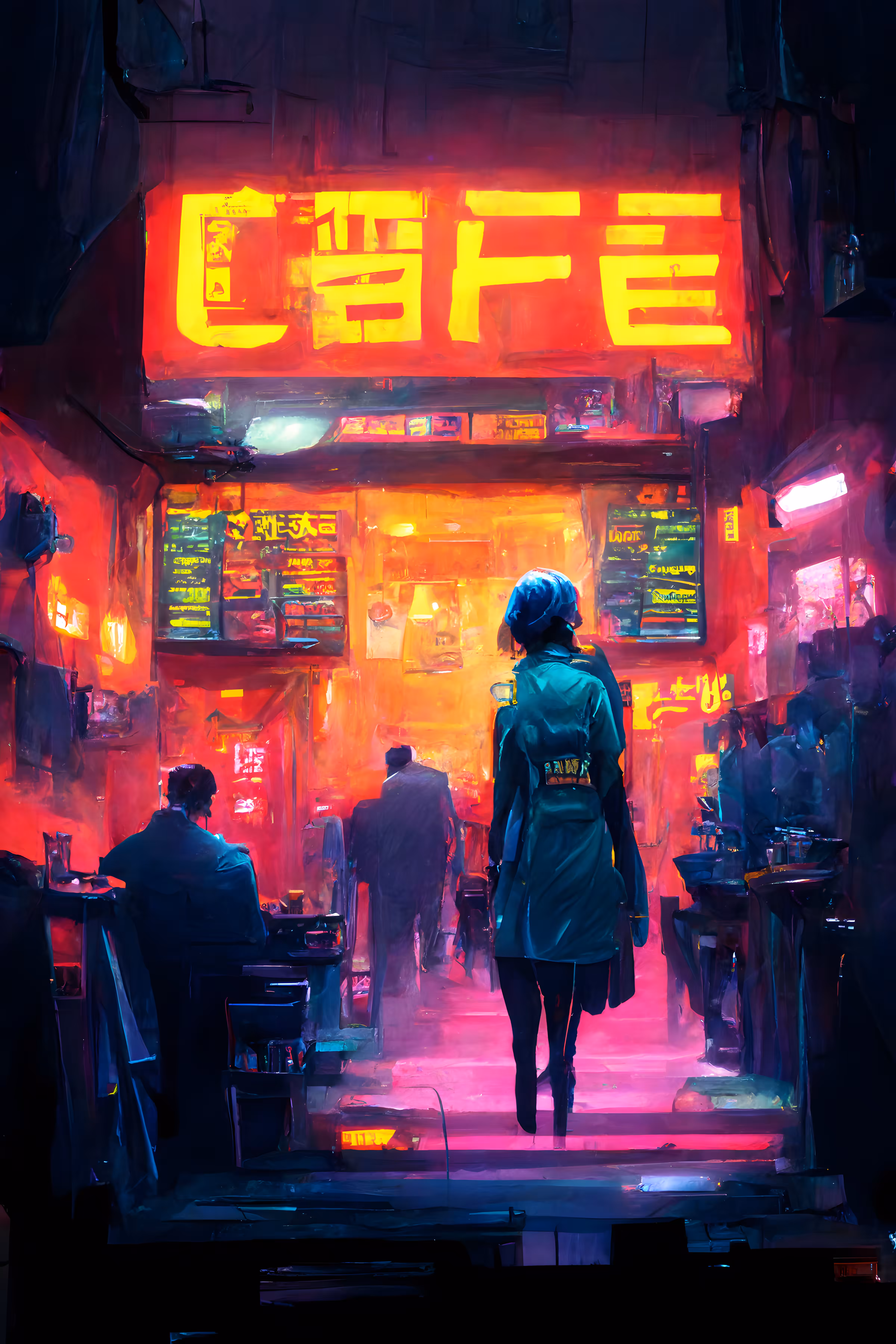 サイバーパンクカフェ