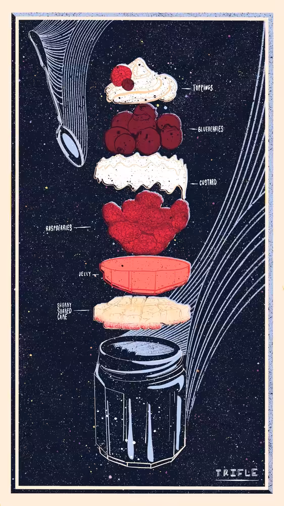 Deconstructed Trifle