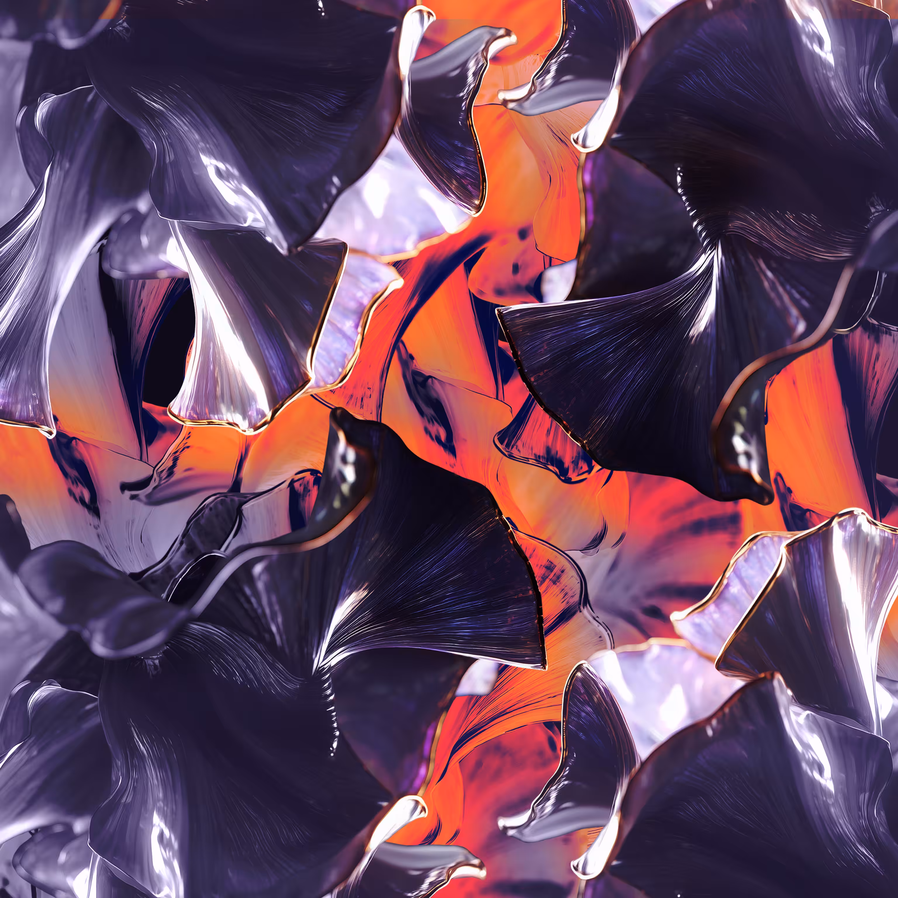 Abstract irises 