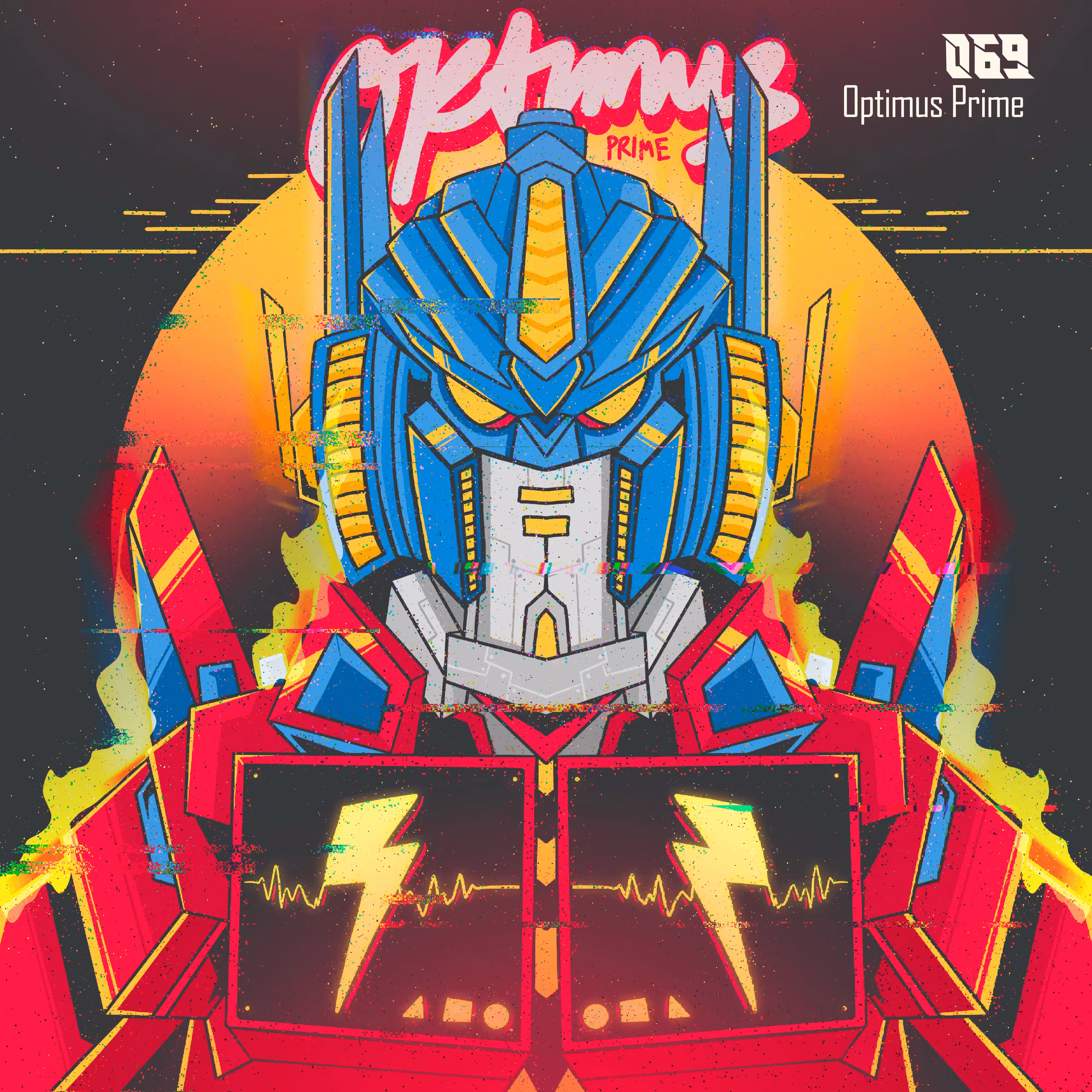Cyberpunk Style 069 Optimus Prime