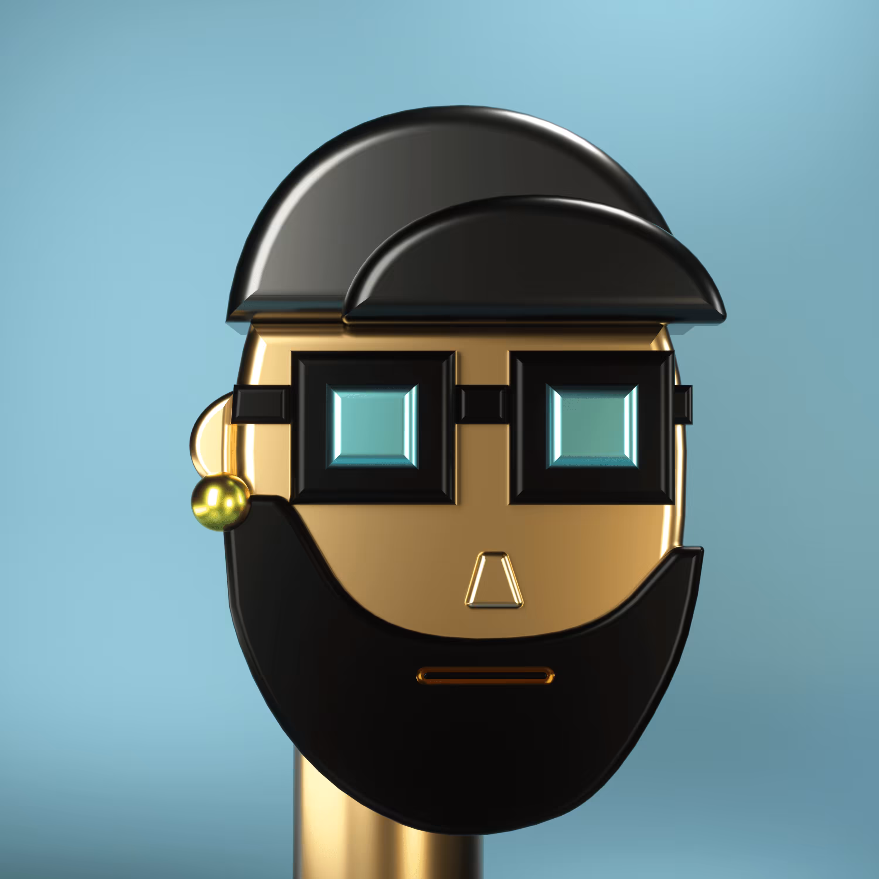 3D Chrome Punk #0878