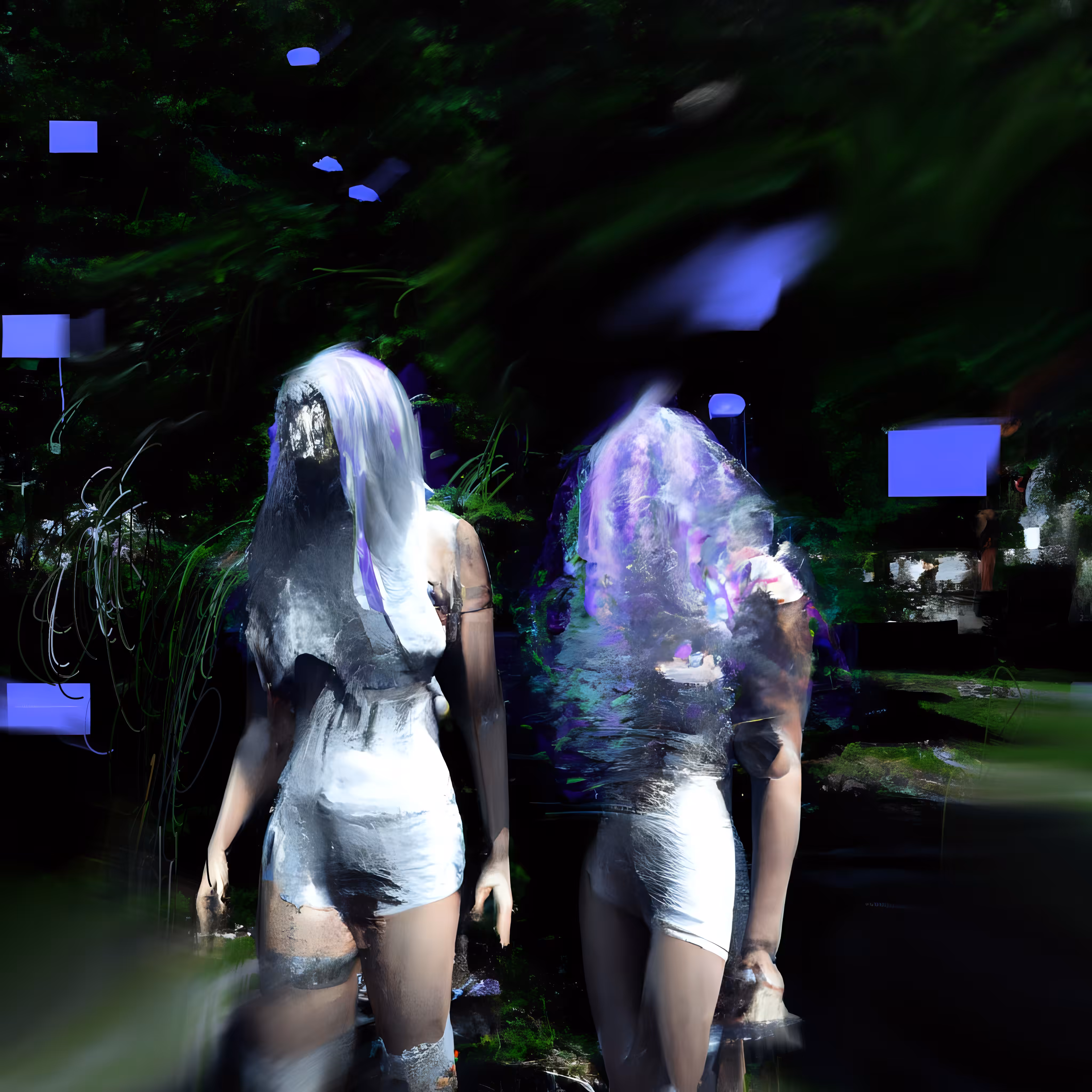 Wandering souls in the digital garden