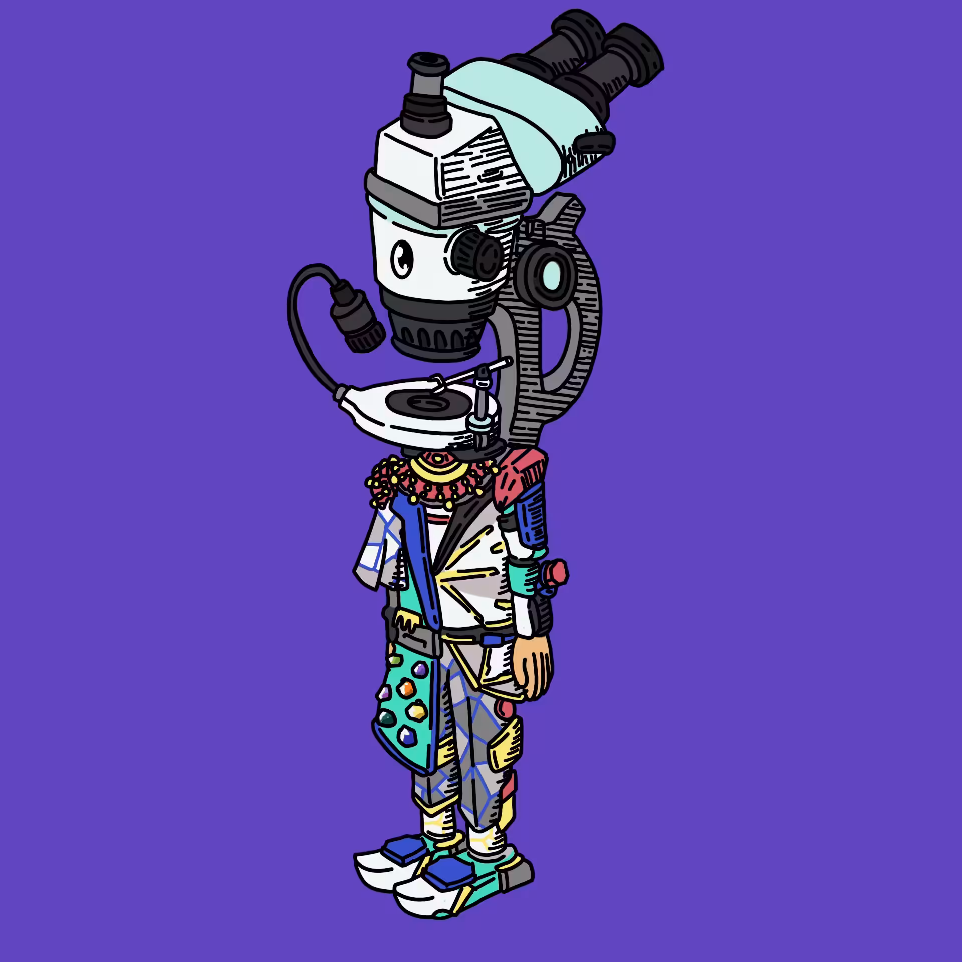 Gemologist one eyed guy #00177