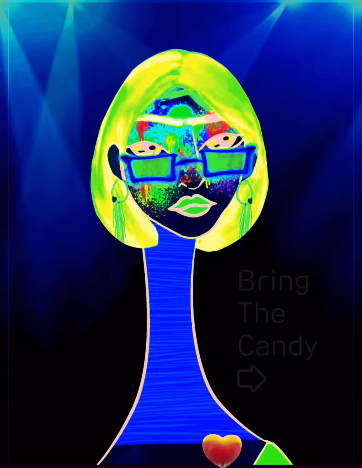 The Candy Queen Bring The Candy Derivative of The Long Neckie Lady #1834