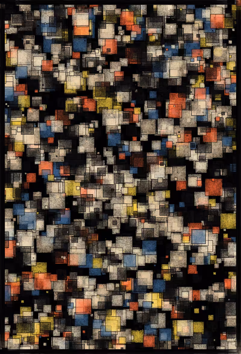 Circles In A Square World #62