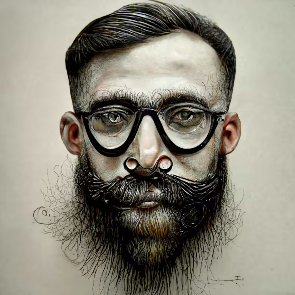 THE ARTIST PORTRAIT BY AI