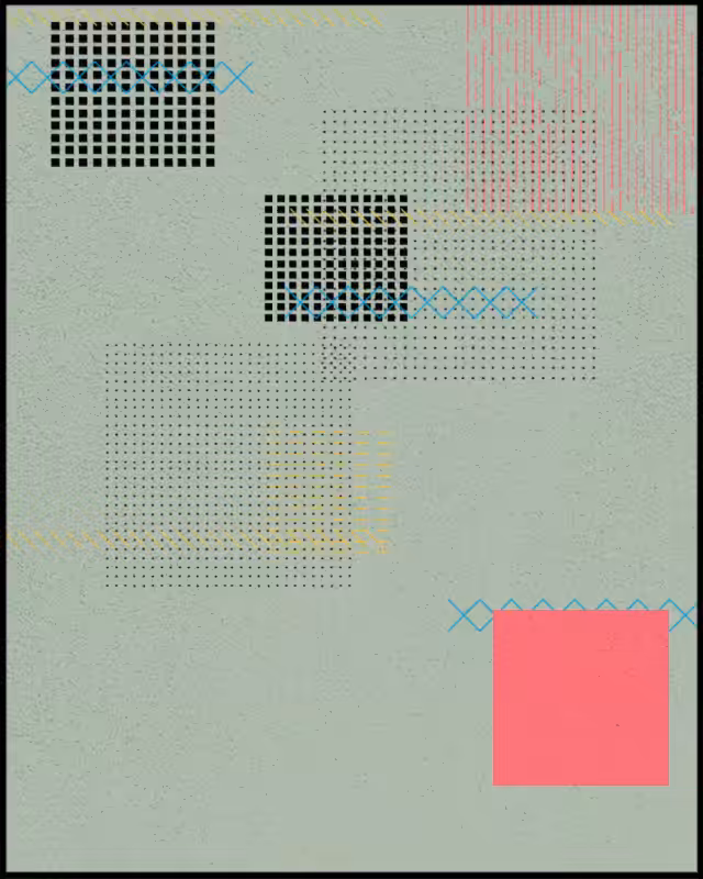 Dance of lines and shapes #45