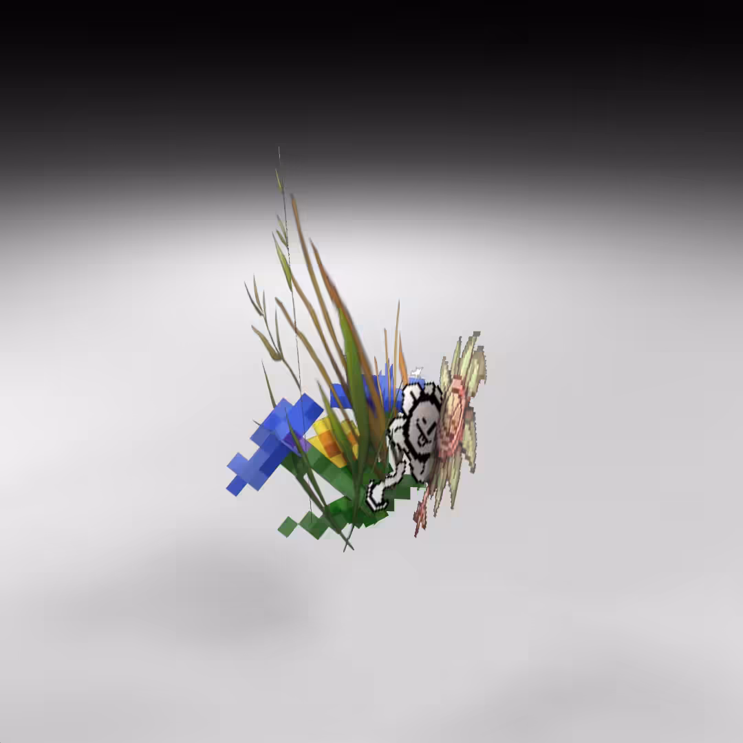 Hand-hacked Bouquet 100