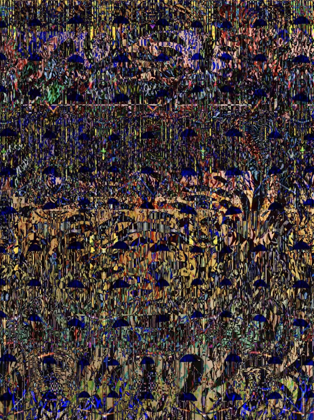 "die Zertrümmerung der Aura" (w.b.)