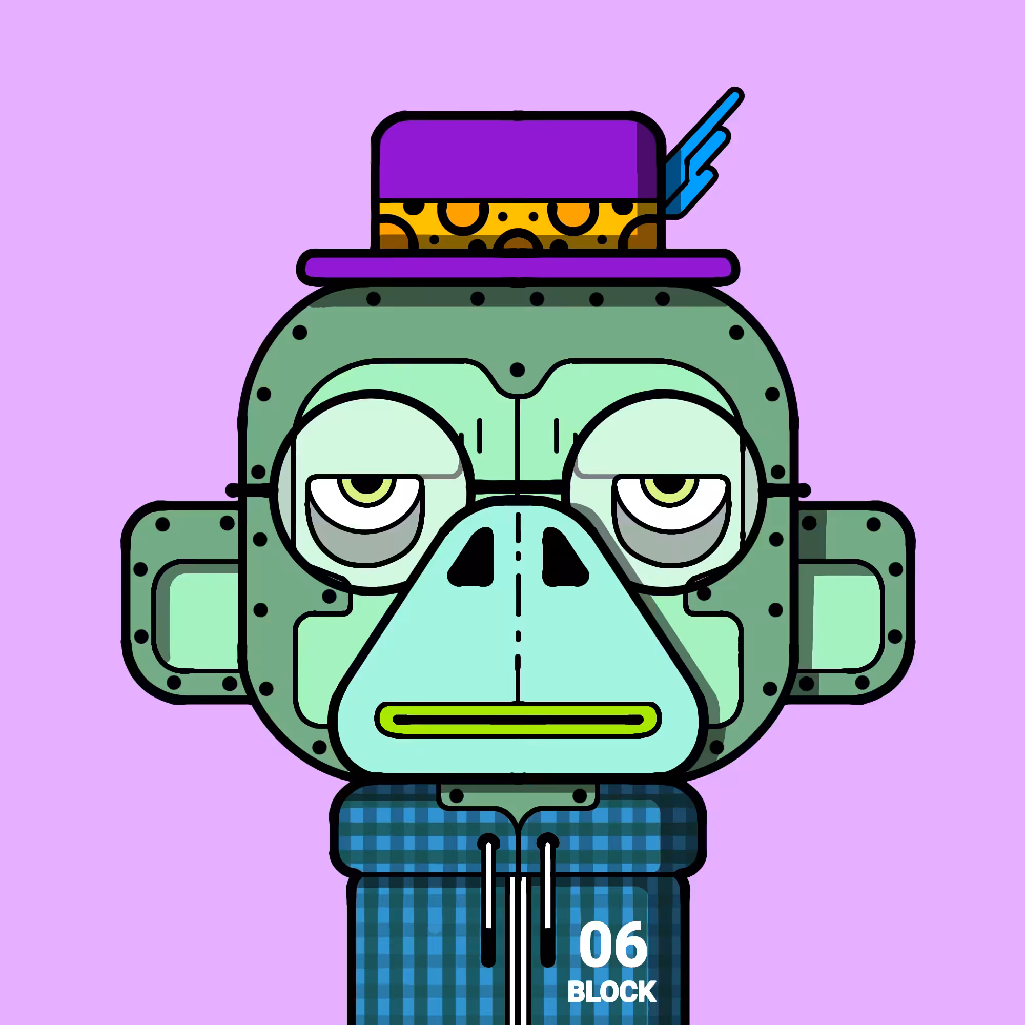 monkey block #006