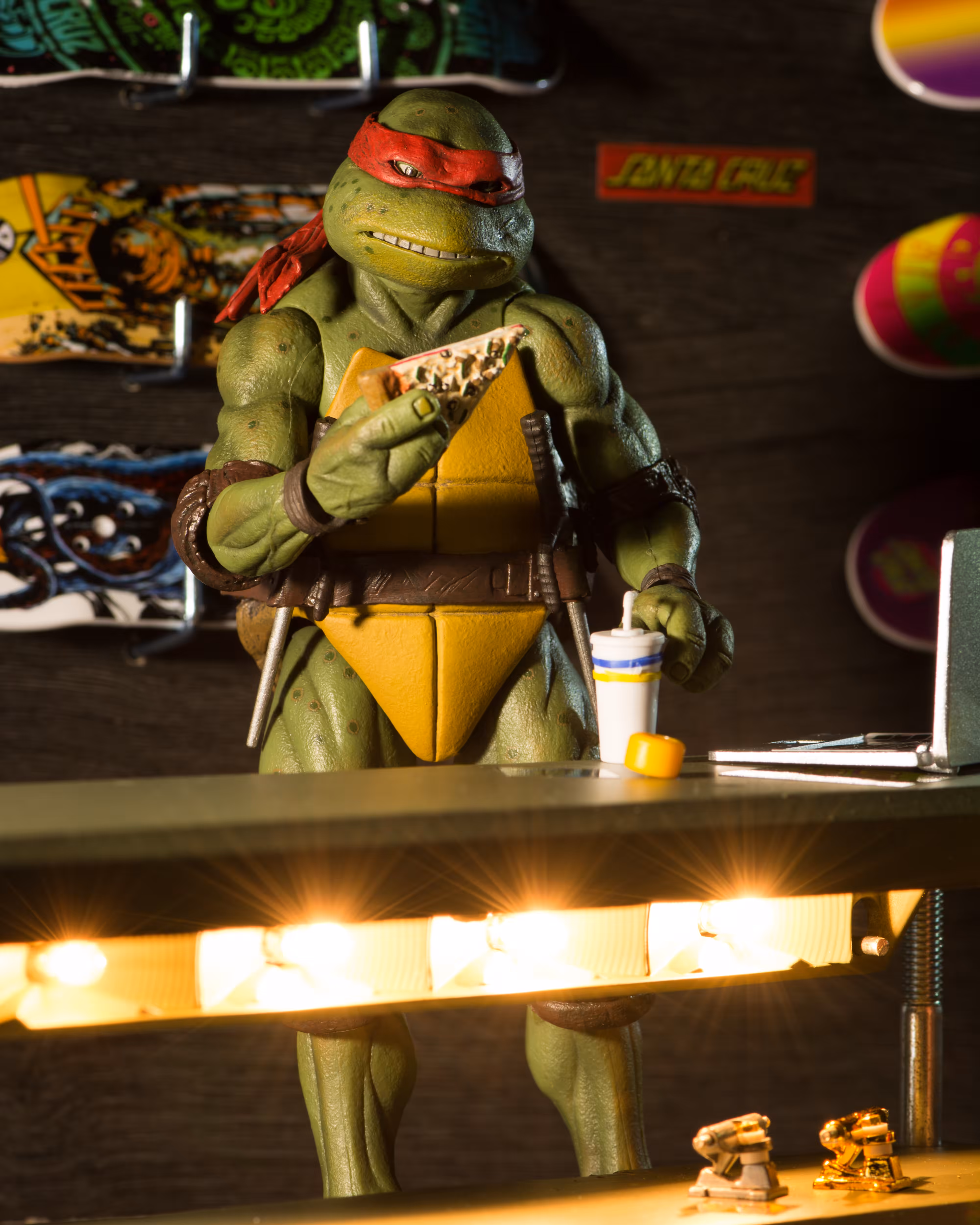 COWABUNGA- Skate Shop Scene 3, It is Pizza time.