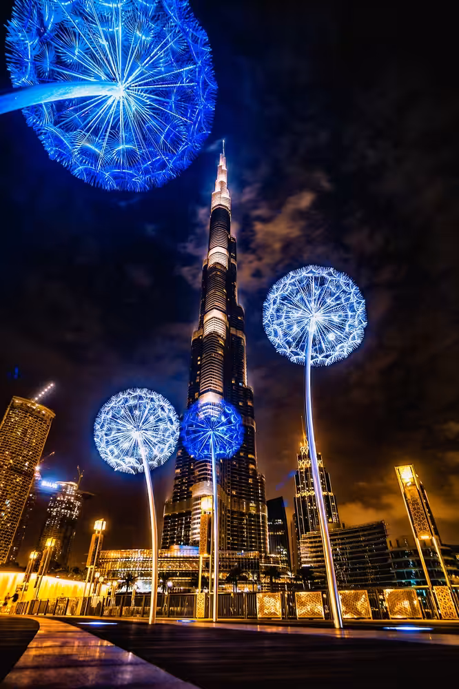 Colors of Burj Khalifa