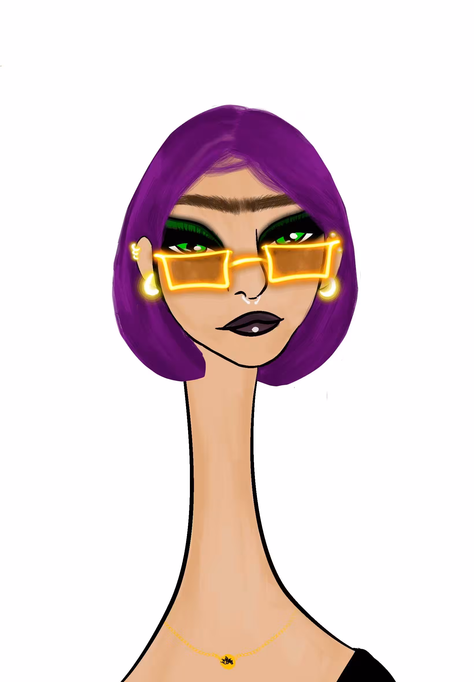 Long Neckie Ladies: Long Neckie Lady #1074