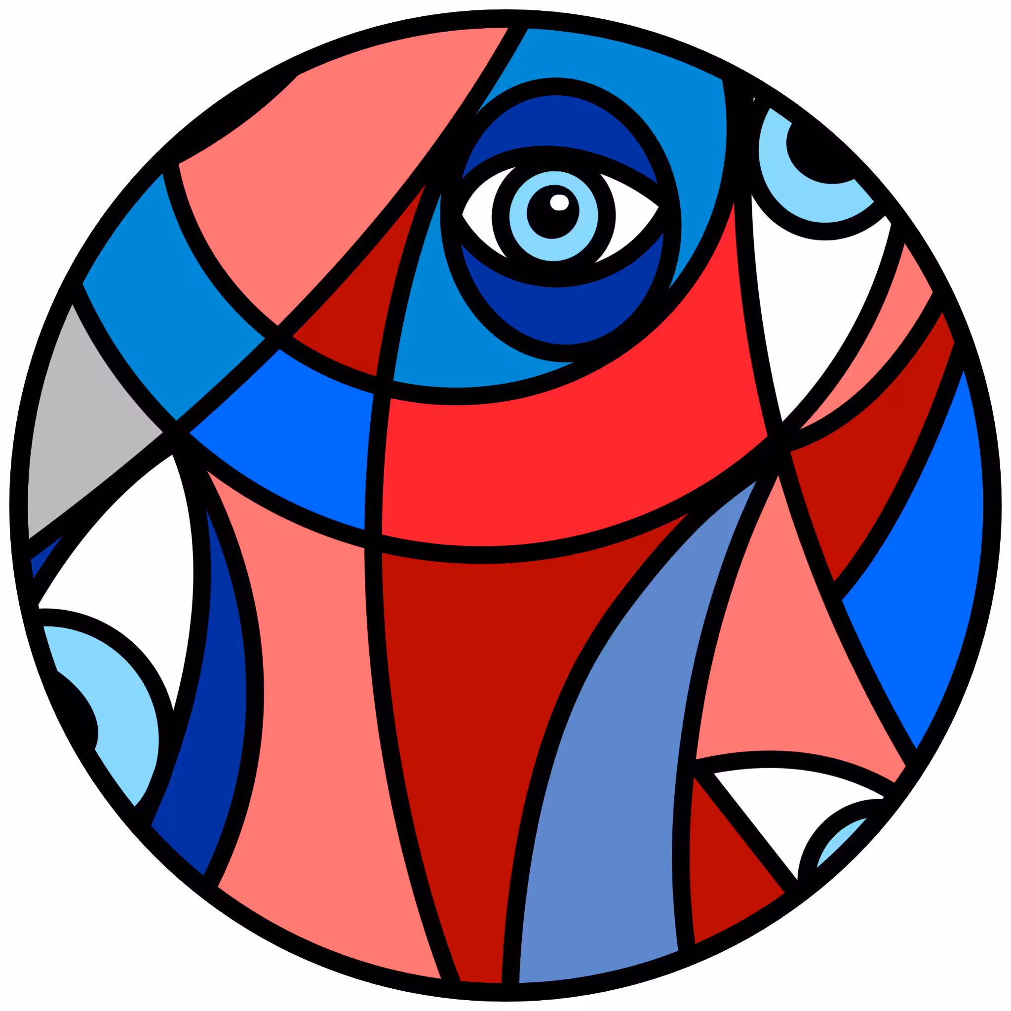 Cubist Circle 105