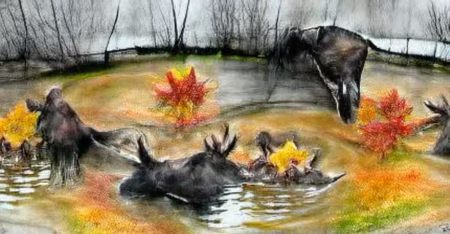 Little Experiments : Autumn at the Watering Hole 