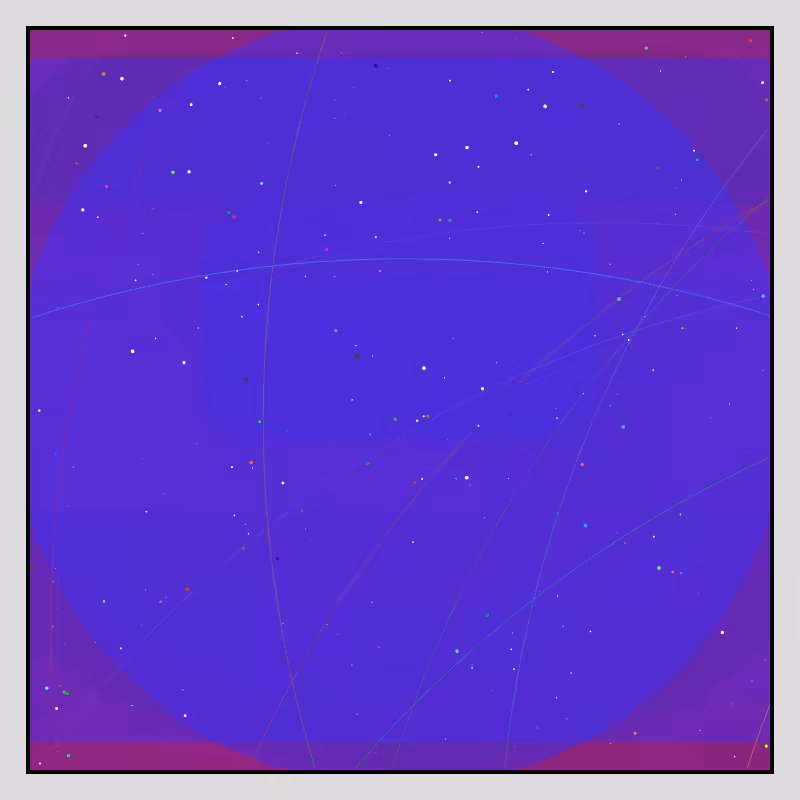 Color Field Starry B #238
