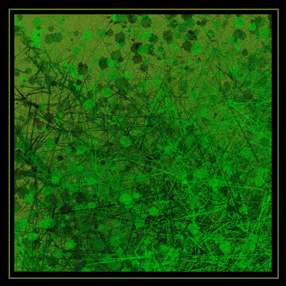 Abstract painting - vegetation #24