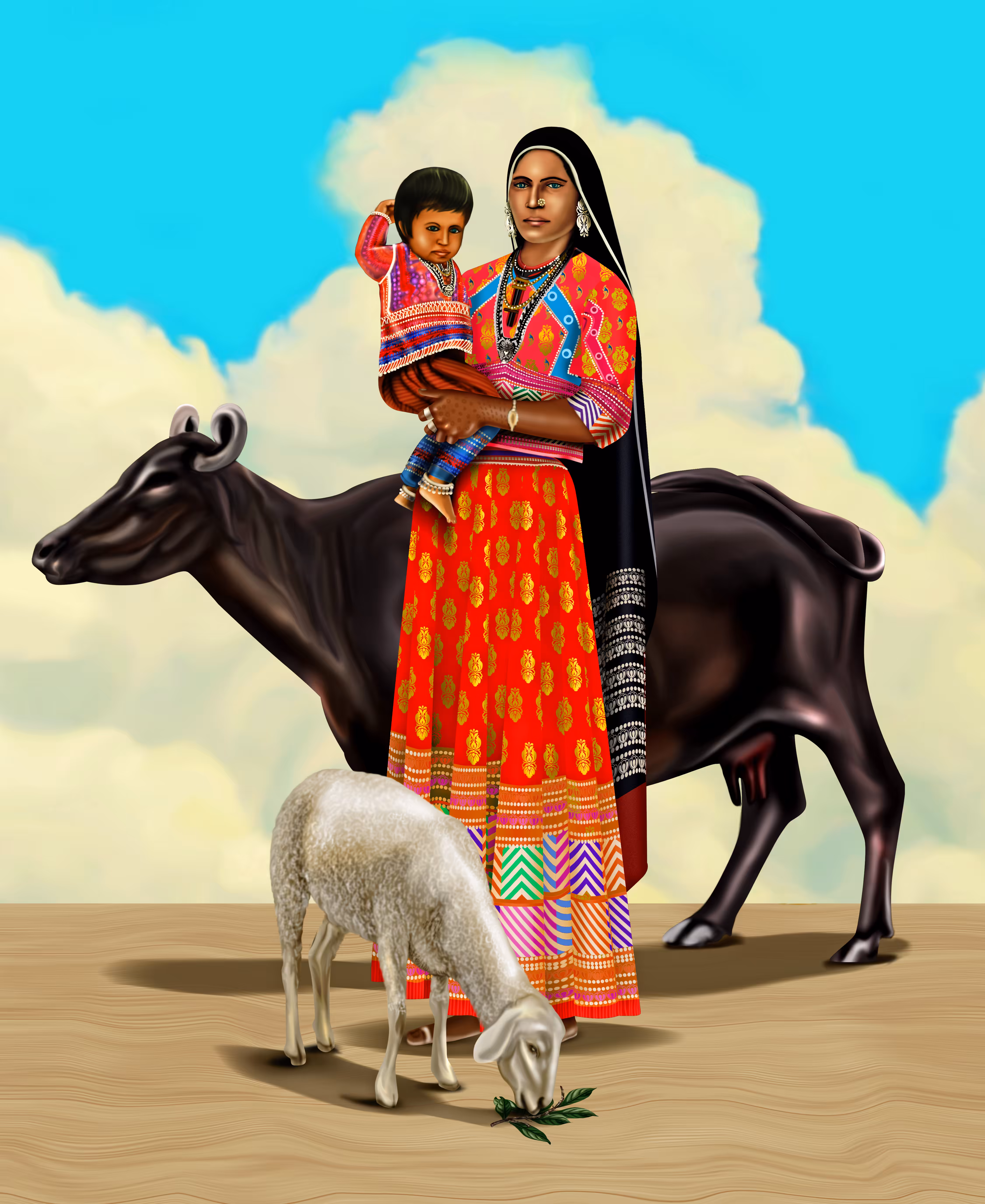 Mother/Rabari tribe