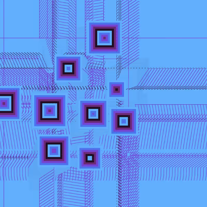 Living Squares Study I #1