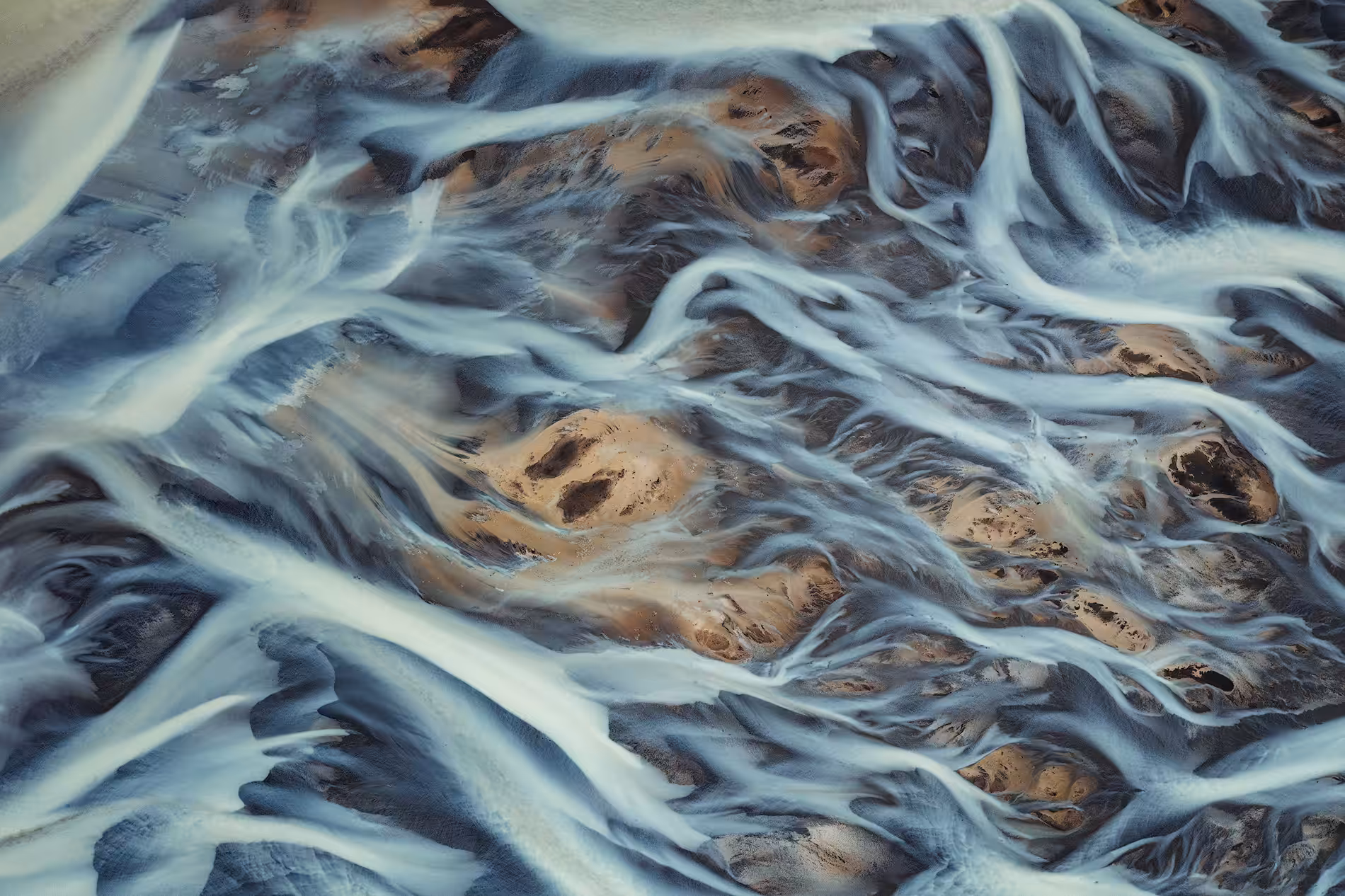 Glacial River from Above #11