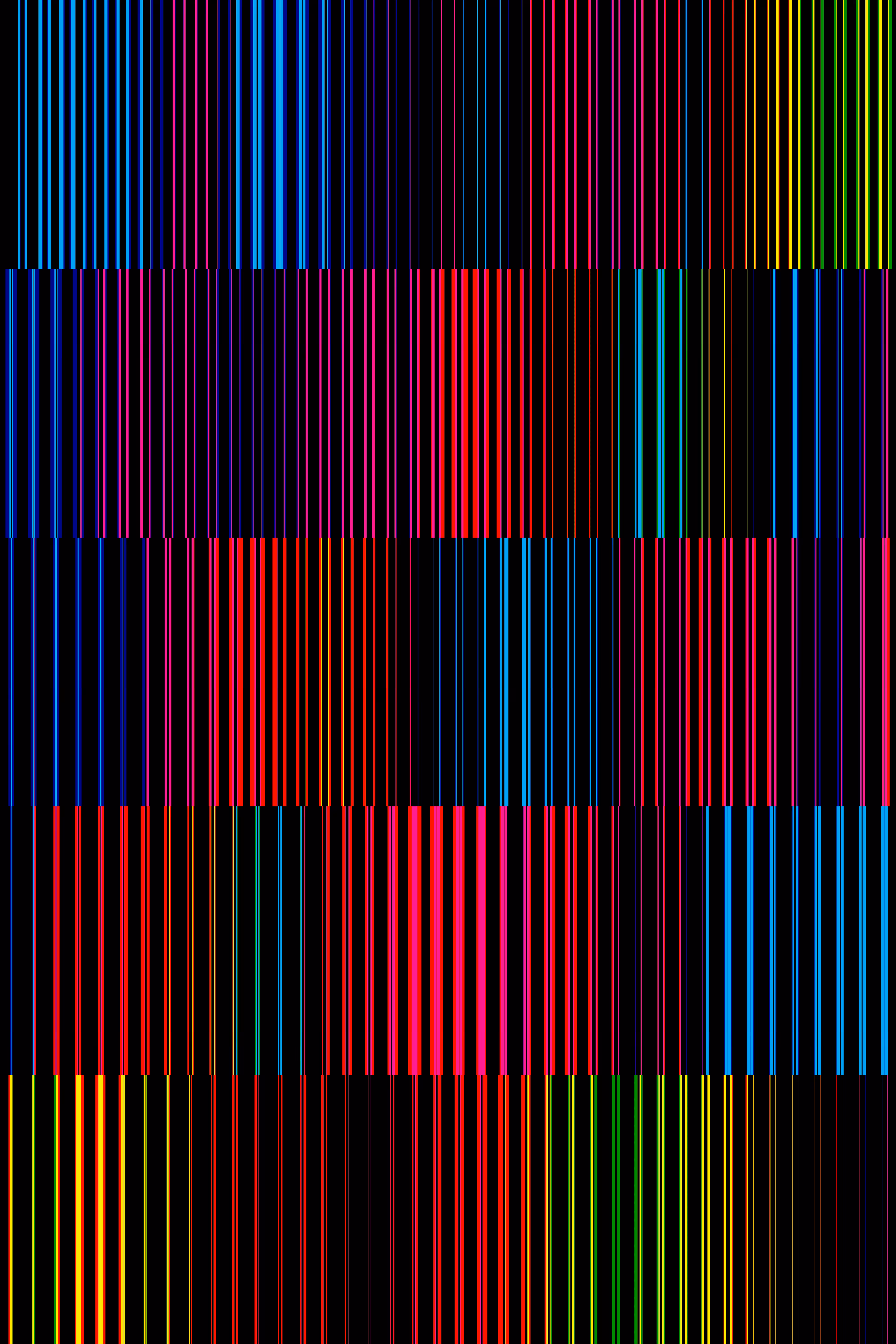 Three lines. Three Colours #19