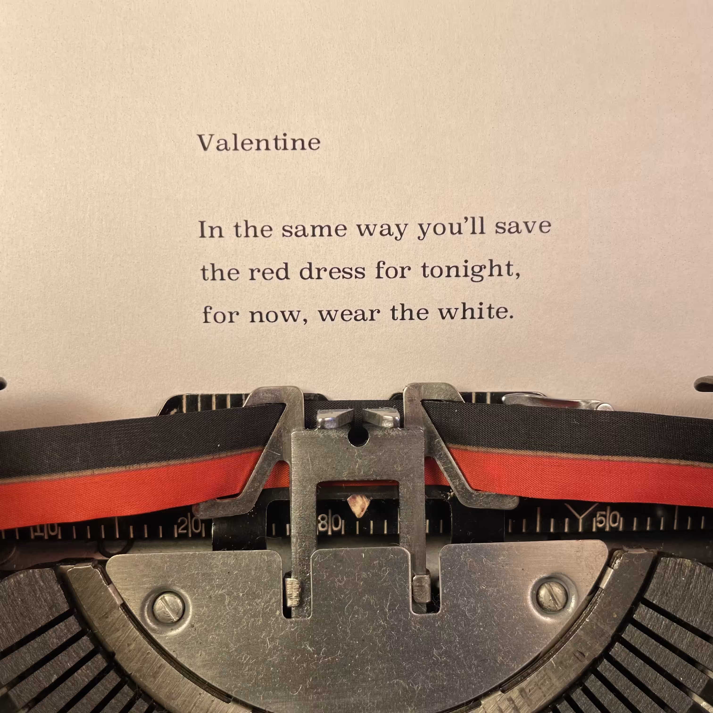 Love Poem Tercets: Valentine