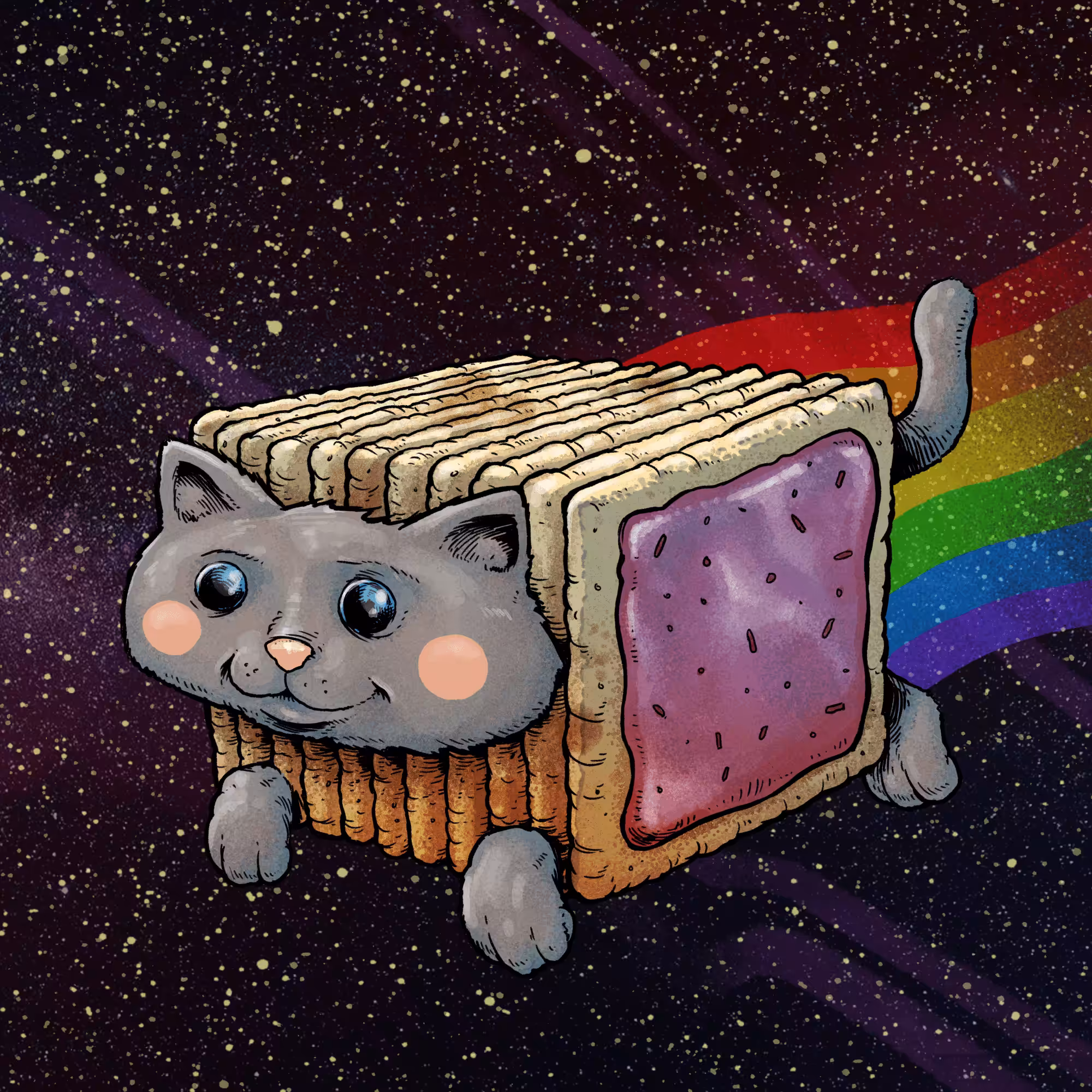Nyan Cat Cube