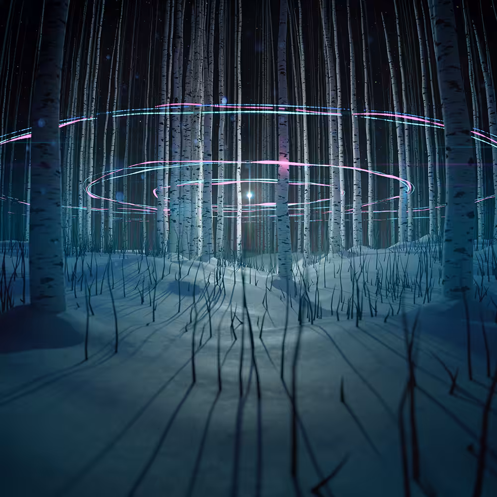 Magic Birch Forest