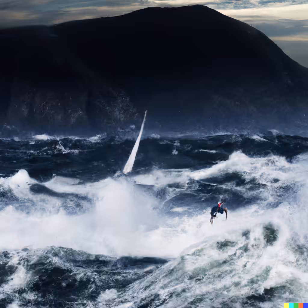 UFO and Sailboat at Cape Horn