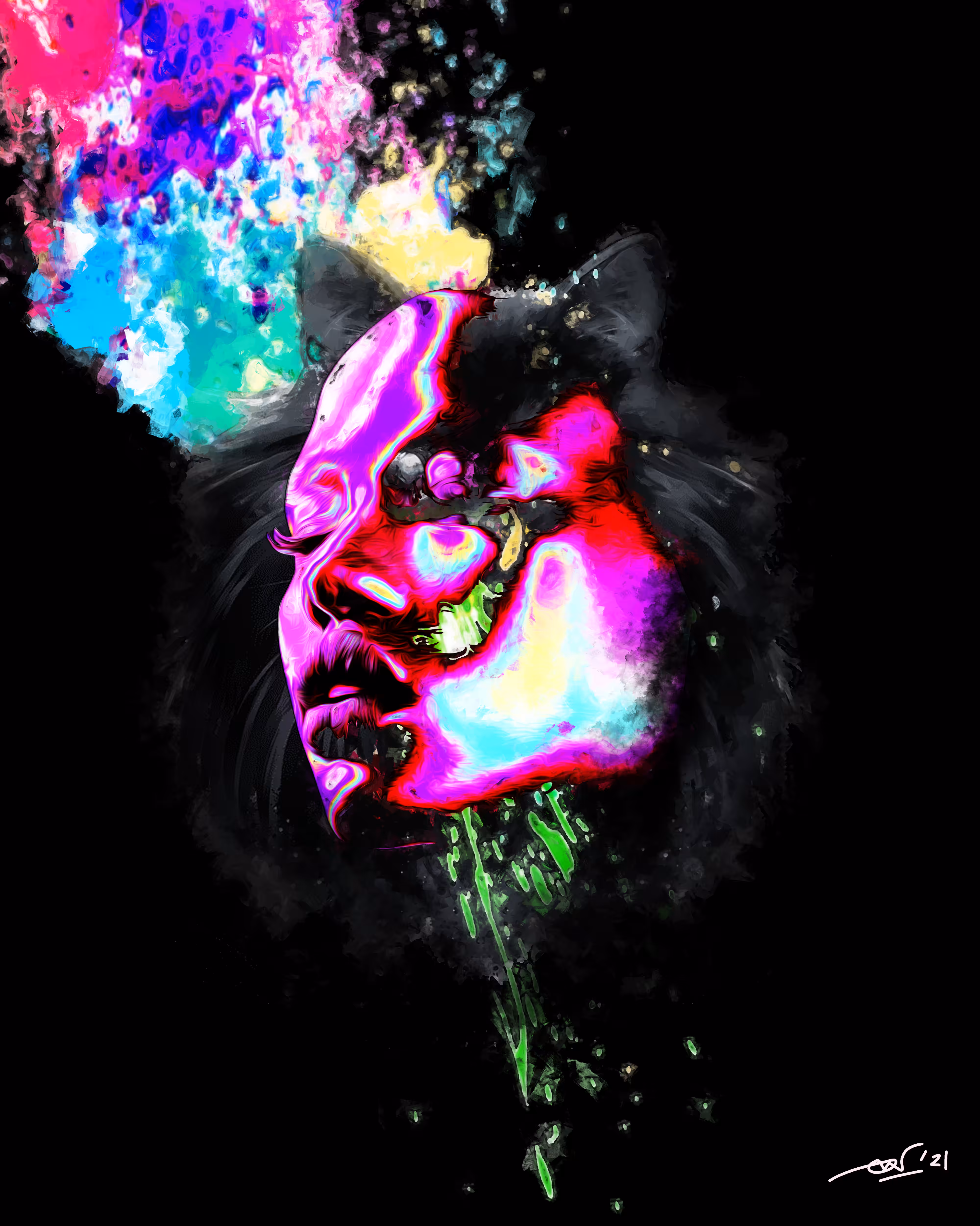Magical Studio: Trippy Cat Girl 