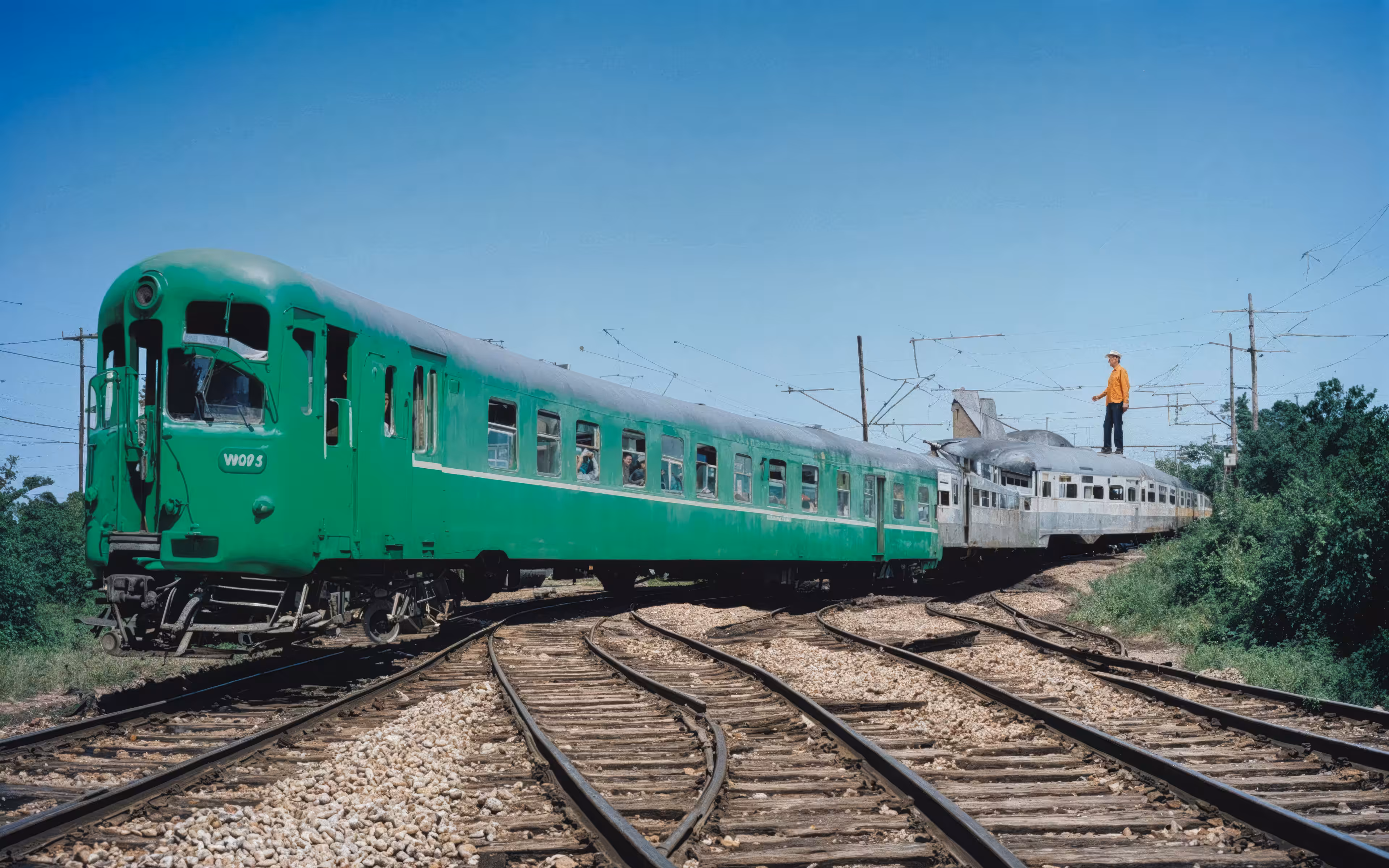 Man On Train