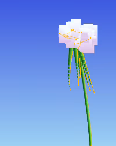 50 digital flowers #10