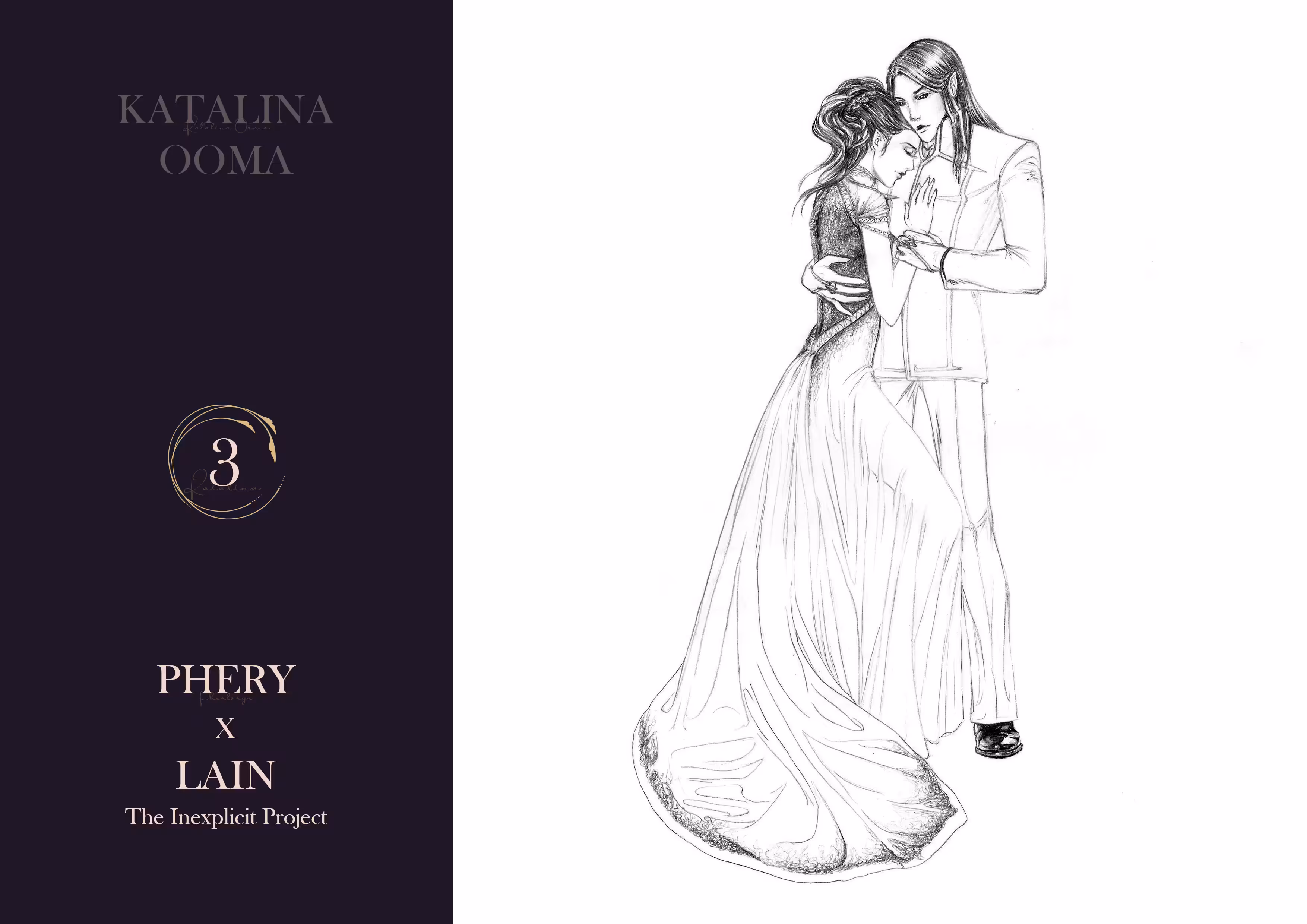 Sketch #3 - Pherlorya Mallory x Lain Spell
