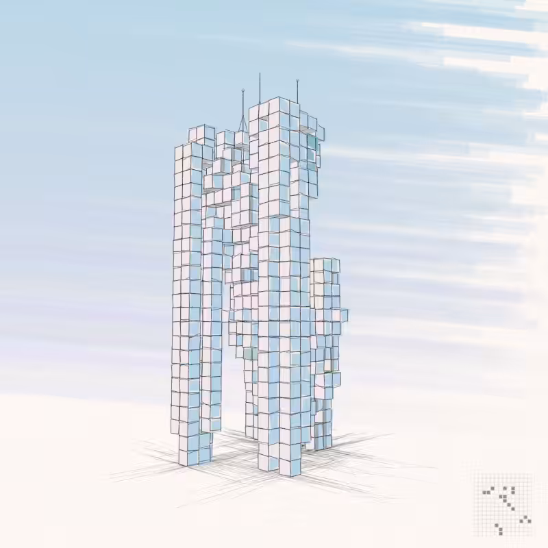 Cellular Skyscrapers #222