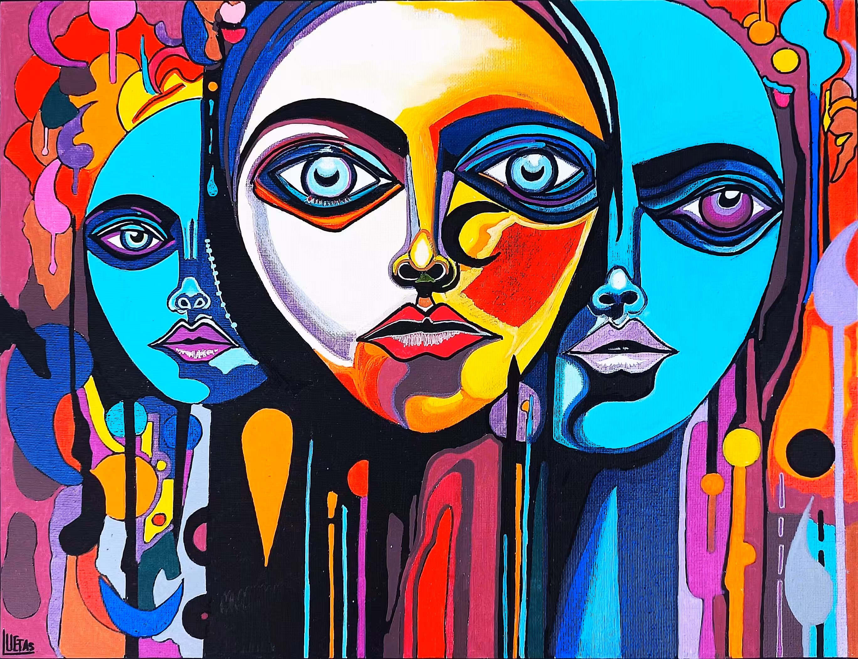 THE FACES OF THE BROKEN MOON