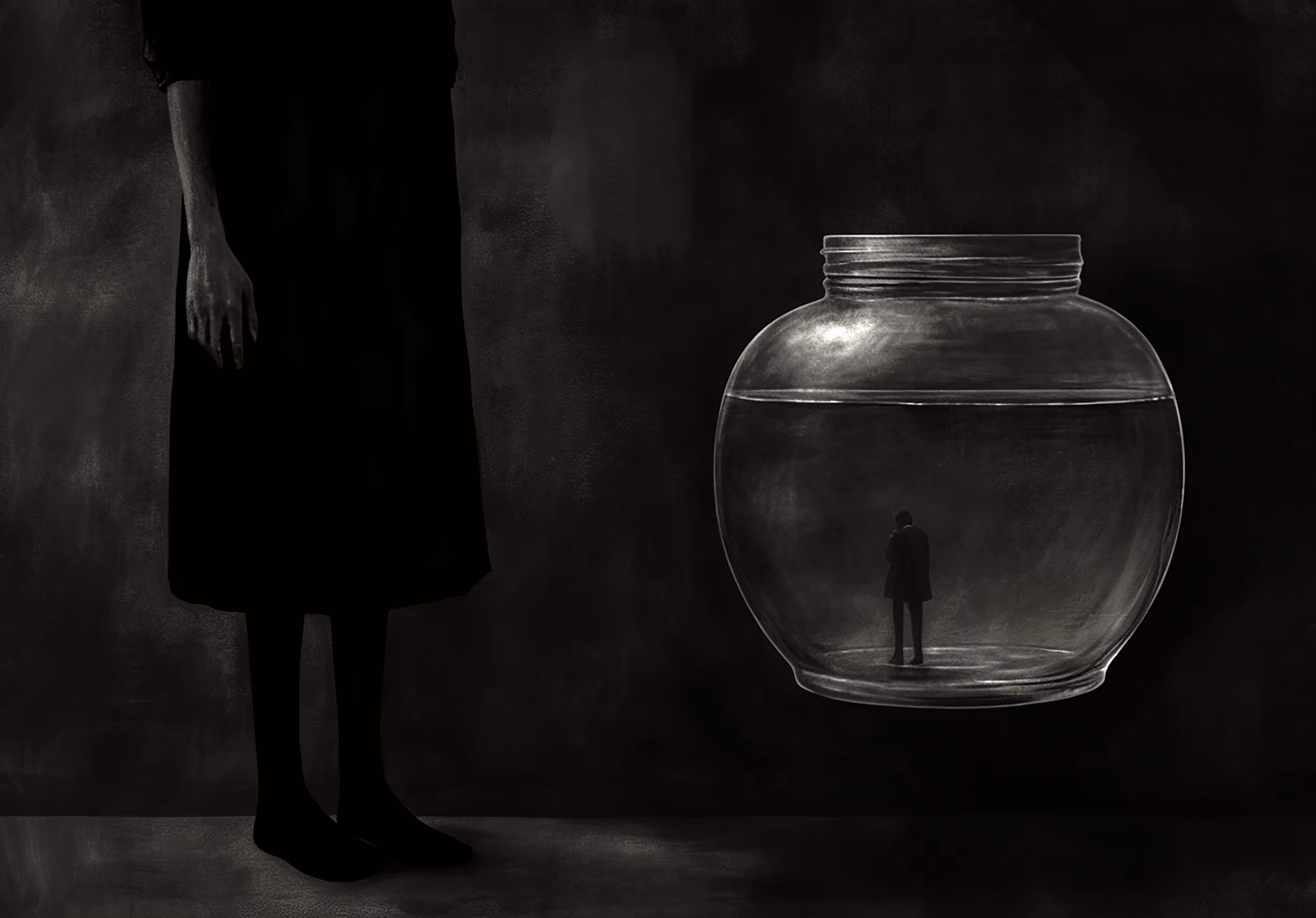 Fish in a jar