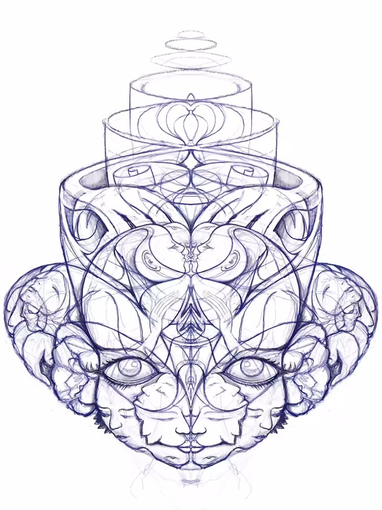 Sketch for "The Motion of Thought" #1