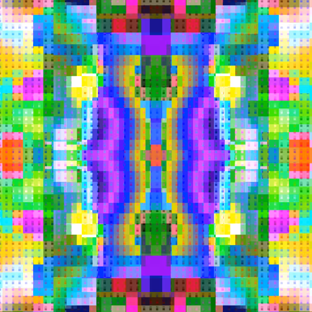 Magical Pixelated Kaleidoscope #8