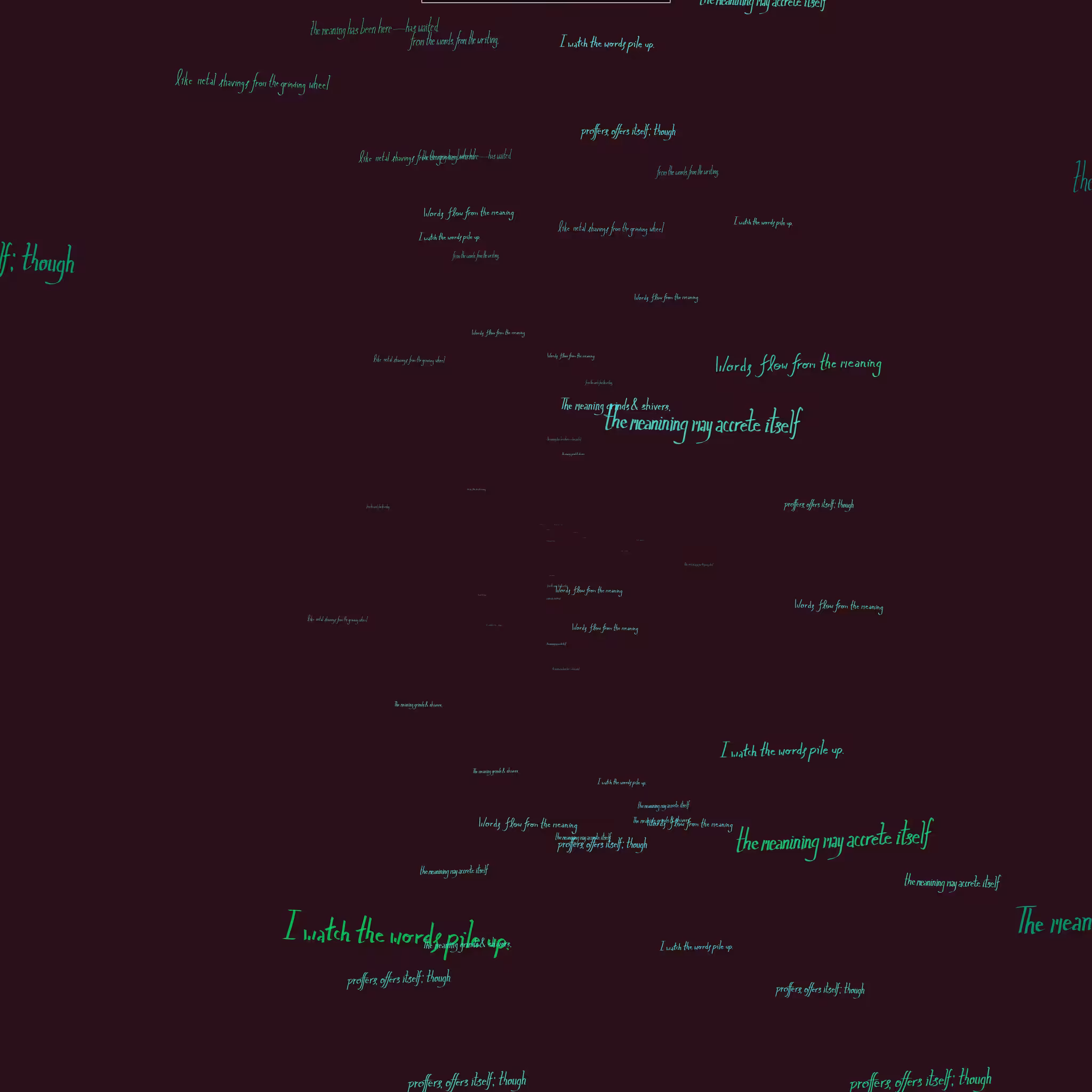 Wordflow #11